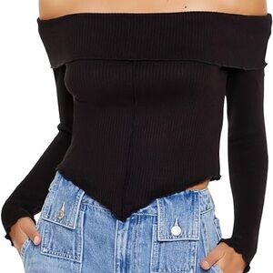 Forever 21 Black Knit Top